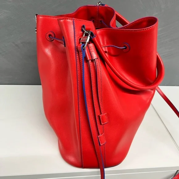 Emporio Armani Red Bucket Bag - Picture 6 of 10
